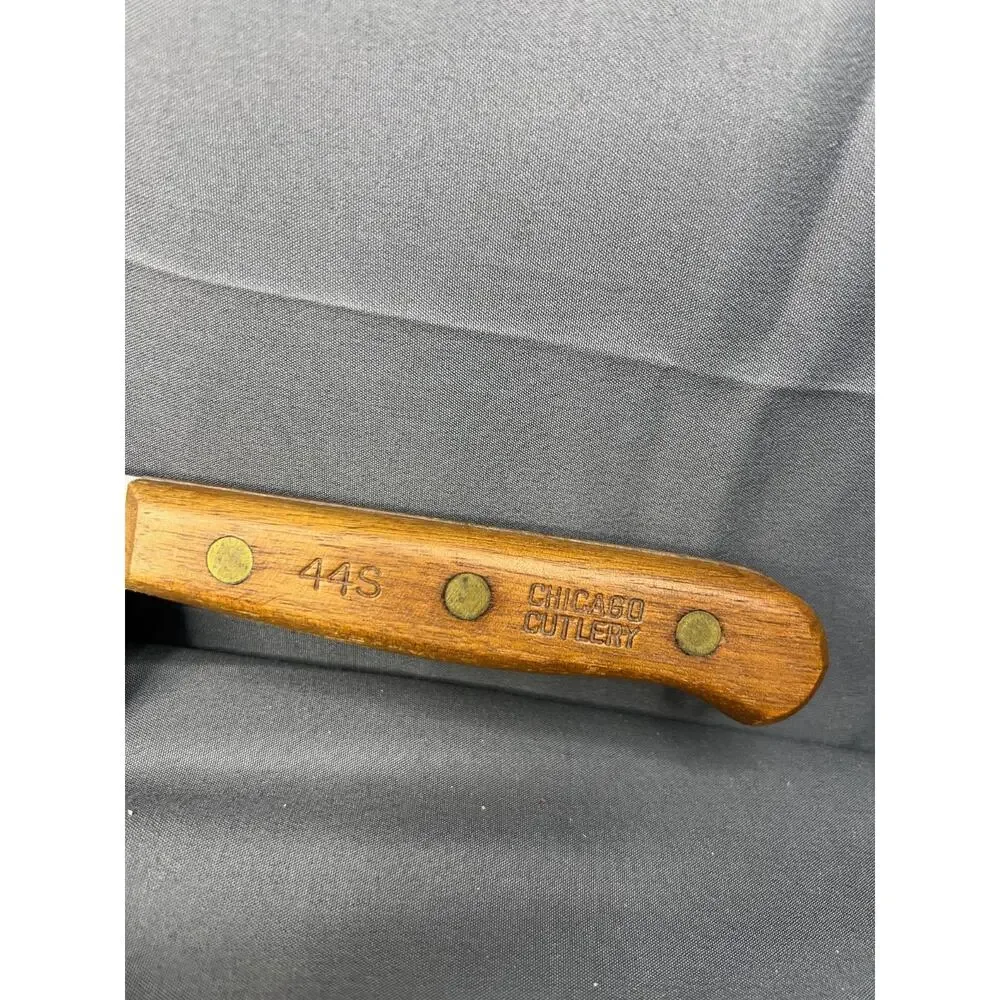 10” Chicago Cutlery Vintage Knife Wood Handle 44S Chef
